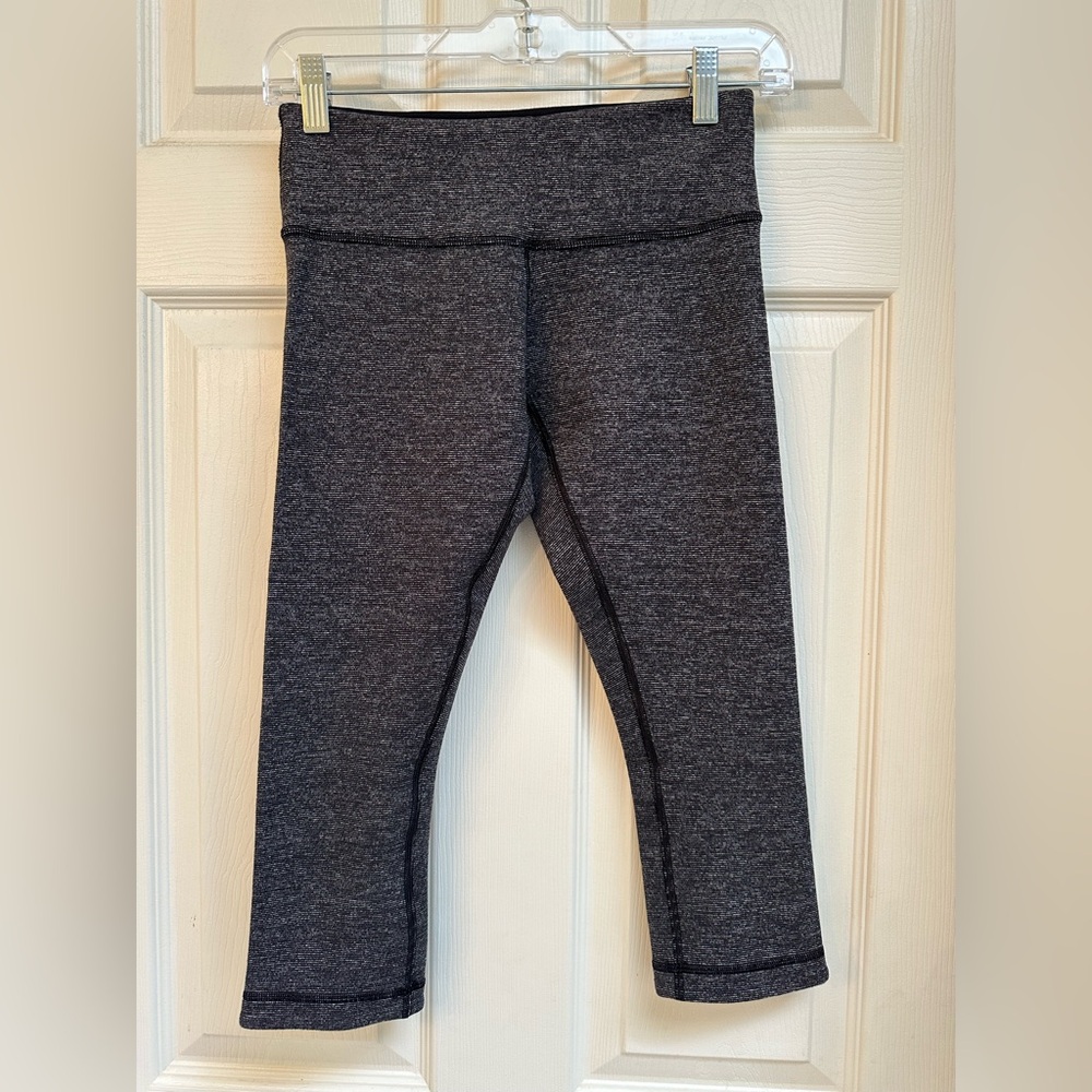 Lululemon Athletica Wunder Under Charcoal Leggings